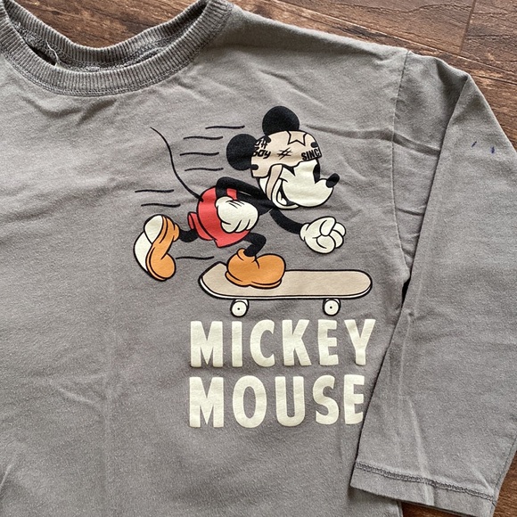 Zara Kids Mickey Mouse Long Sleeve Tee - Picture 2 of 9
